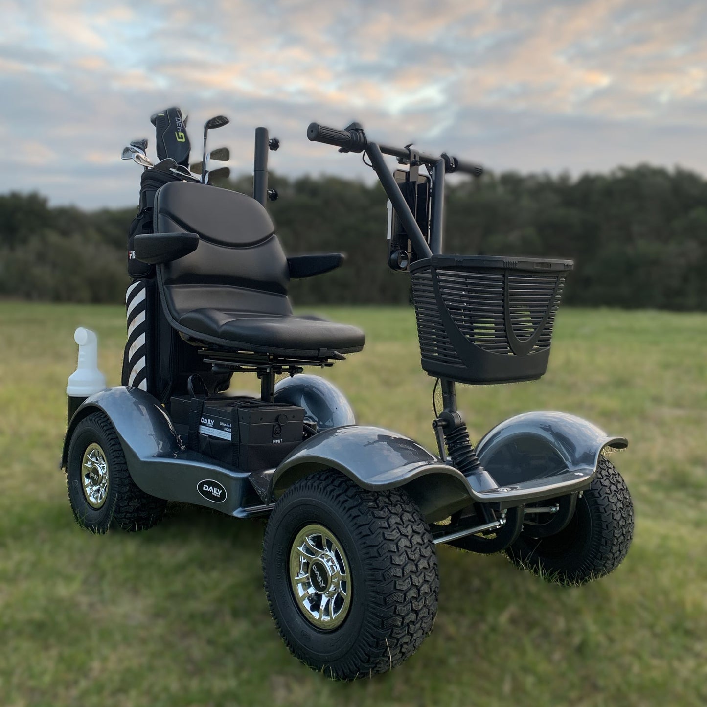 DailyMoving DM416 Single-Seat Lithium Electric Golf Scooter