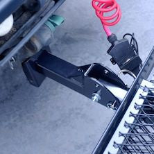 SC500XL Towbar Mobility Scooter Ramp Carrier with LED Lights and Gas Strut