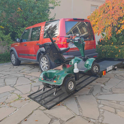 SC500XL Towbar Mobility Scooter  Ramp Carrier with LED Lights and Gas Strut